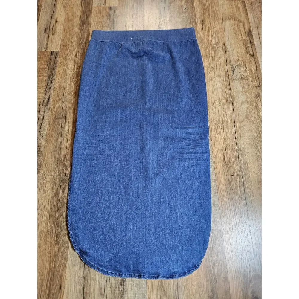 Frank & Eileen Donegal Unforgettable Jean Skirt Women’s Size 2 Stretch - Picture 10 of 11